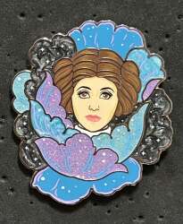Leia in Blue and Purple Flowers
