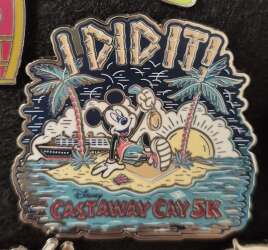 Castaway Cay 5k - I Did It