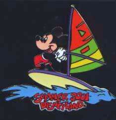 Mickey Windsurfing
