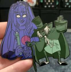 Haunted Mansion — Hatbox Ghost and Beating Heart Bride