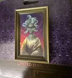 'Haunted Mansion Parlor - Lenticular Portraits - The Siren - WDI'