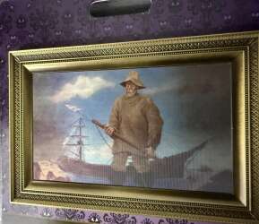 'Haunted Mansion Parlor - Lenticular Portraits - The Mariner - WDI'