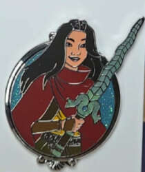 '2025 Princess Glitter Portraits Collection - Raya with Sword - MLT'