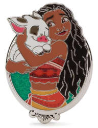 '2025 Princess Glitter Portraits Collection - Moana with Pua - MLT'