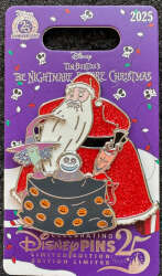 Santa holding Lock, Shock, & Barrel in Santa Bag