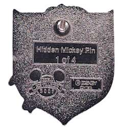 '2007 Hidden Mickey - Sword in the Stone - Archimedes on a Shield - DLR'