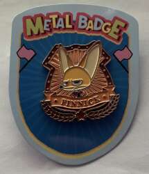 108471 - Zootopia Collection College Style Metal Badge Surprise Box - Finnick - Disney Licensed alternate image