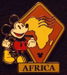 17082 - 2012 Hidden Mickey - Continent Stamps - Africa - Walt Disney World alternate image