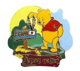 Click to view the WDW - Winnie the Pooh and Gopher - Wanna Trade details