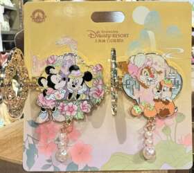 'Mid-Autumn Festival - Mickey &amp; Minnie and Chip &amp; Dale Hinged Pin Set - SDR'