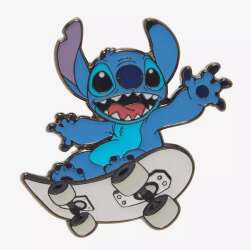 Stitch on Skateboard