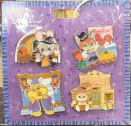 Zootopia Halloween Pin Set