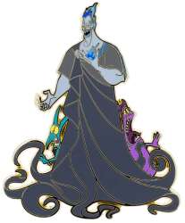 Disney Villains Hades with Pain and Panic 2.5" Collectible Trading Pin