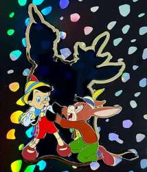 108746 - Nightmare Fuel - Pinocchio & Lampwick - Walt Disney Imagineering alternate image