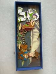 108828 - Toy Story - 30 - Évent DLP - Woody and Buzz with Slinky Dog (Zigzag) Set — Full Set - Disneyland Resort Paris alternate image