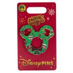 108923 - Mickey Mouse Family Christmas Collection - Mickey Icon Wreath alternate image