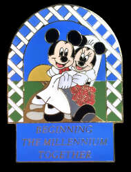 Beginning the Millennium Together — Mickey Bridal Carrying Minnie