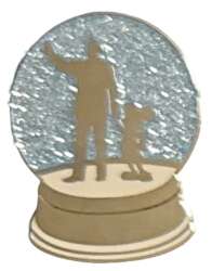 Walt and Mickey - Partners Statue - Snow Globe