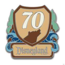 108970 - Disneyland Resort 70th Anniversary Celebration - Destinations Pin Set - Disney Fan Club alternate image
