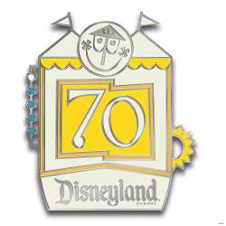 108970 - Disneyland Resort 70th Anniversary Celebration - Destinations Pin Set - Disney Fan Club alternate image