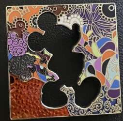 Multi-Color Cut-Out Mickey