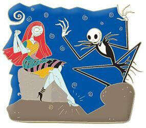 Sally and Jack Skellington