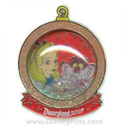'Holiday Snow Globe 2007 - Alice &amp; the Cheshire Cat - DLR'