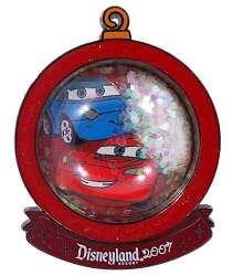 'Holiday Snow Globe 2007 - Lightning McQueen &amp; Sally - DLR'
