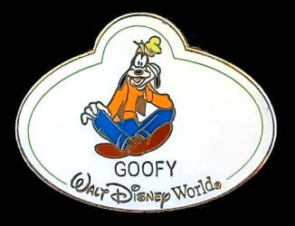 'Name Tag Mystery Collectible Pin - Goofy - WDW'