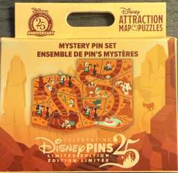 109180 - Attraction Mystery Map Puzzles: Big Thunder Mountain Railroad (WDW) - Unopened Box - Walt Disney World alternate image