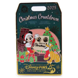 'Christmas Countdown Series - Mickey and Pluto Festive Countdown Pin 2025 - MLT'