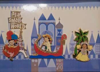 it's a small world Adventure on the High Seas 3 pin set