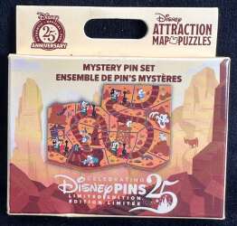 Attraction Mystery Map Puzzles: Big Thunder Mountain Railroad (DLR)