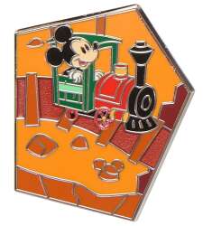 Mickey in Train Engine