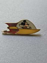 Mickey Driving a Space Ship