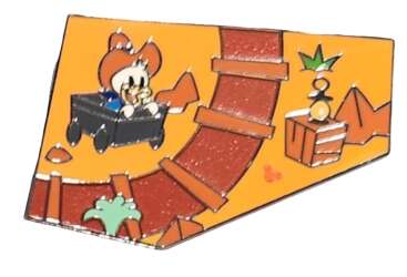 109246 - Attraction Mystery Map Puzzles: Big Thunder Mountain Railroad (WDW) - Dewey in Mine Cart - Walt Disney World alternate image