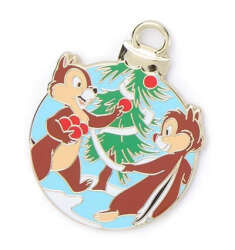 Chip and Dale with red ornaments