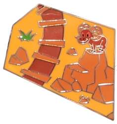 109279 - Attraction Mystery Map Puzzles: Big Thunder Mountain Railroad (WDW) - Mountain Goat - Walt Disney World alternate image