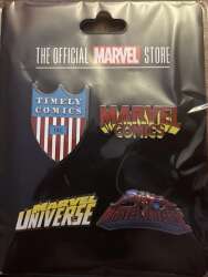 'NYCC 2025 - Marvel - Retro Logo Pin Set - DLIC'