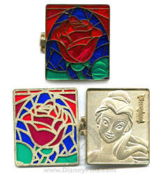 'Hinged Character Stained Glass - Belle - DLR'