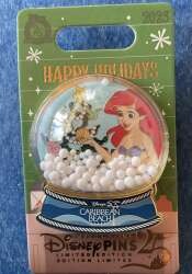 Ariel Christmas Snow Globe Caribbean Beach Resort