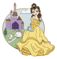 'Pink A La Mode (PALM) - Disney Princess Enchanted Kingdoms - Belle Glitter Chaser - DLIC'