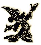 'Pink A La Mode (PALM) - Disney Fantasia Enchanted Mystery Series Mystery - Sorcerer Mickey Black Chaser - DLIC'