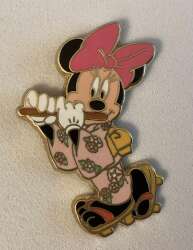 'Natsu Matsuri (Summer Festival) - Minnie in Pink Kimono Playing Flute - DSJ'