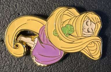 Rapunzel sleeping with Pascal