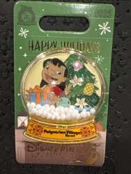 'Resort Holiday Collection 2025: Snowglobes - Lilo - Polynesian Village Resort - WDW'
