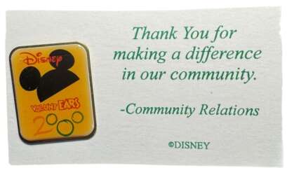 109807 - VoluntEars - 2000 - Millennium Celebration - Theme Park Cast Member Exclusive alternate image