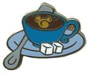 Tea Cup with Spoon and Sugar Cubes