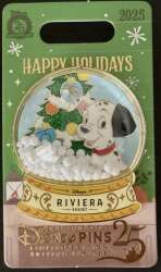 'Resort Holiday Collection 2025: Snowglobes - Lucky - Riviera - WDW'