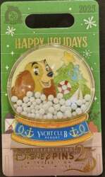 'Resort Holiday Collection 2025: Snowglobes - Lady - Yacht Club - WDW'